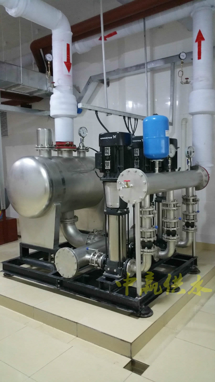 箱泵一體化供水設備(變頻運行,箱式泵站)遠程監控系統
